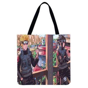 Classic Cartoon Naruto & Sasuke Tote